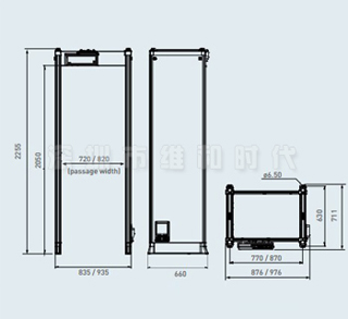 HI-PE法院工廠(chǎng)檢察院專(zhuān)用安檢門(mén)